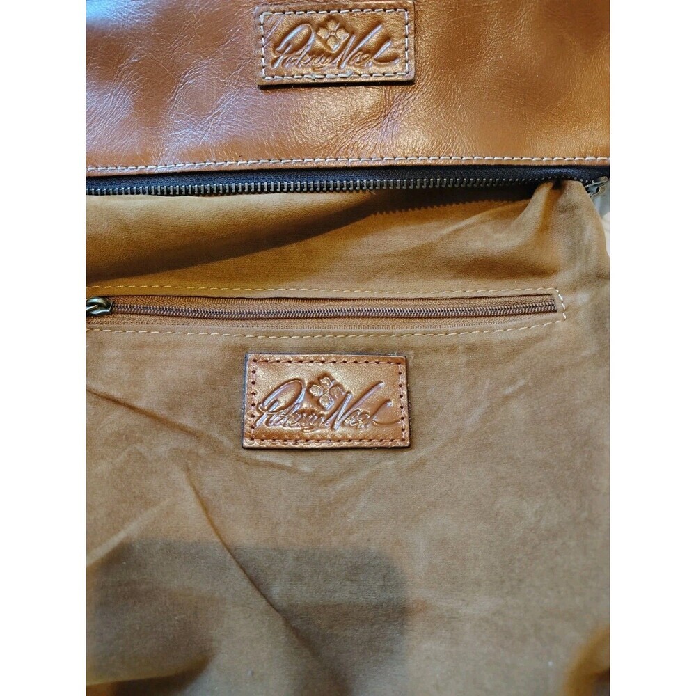 ​Patricia Nash Tan Leather Foldover Wristlet Clutch Bag — AS IS / READ DESC - Picture 10 of 16